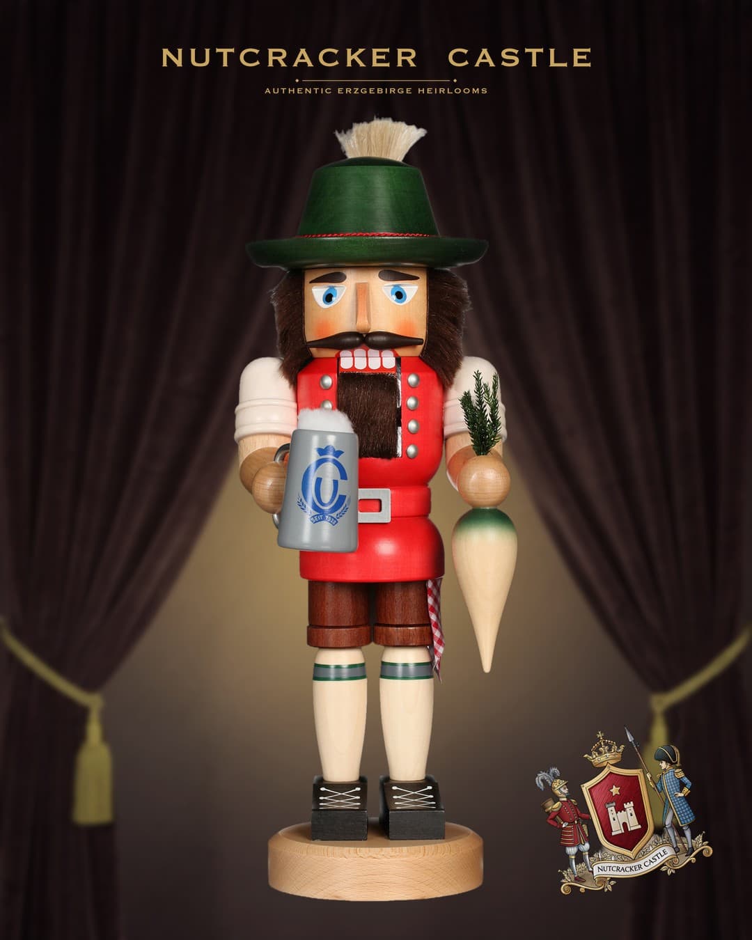 Christian Ulbricht Stein Bavarian German Nutcracker