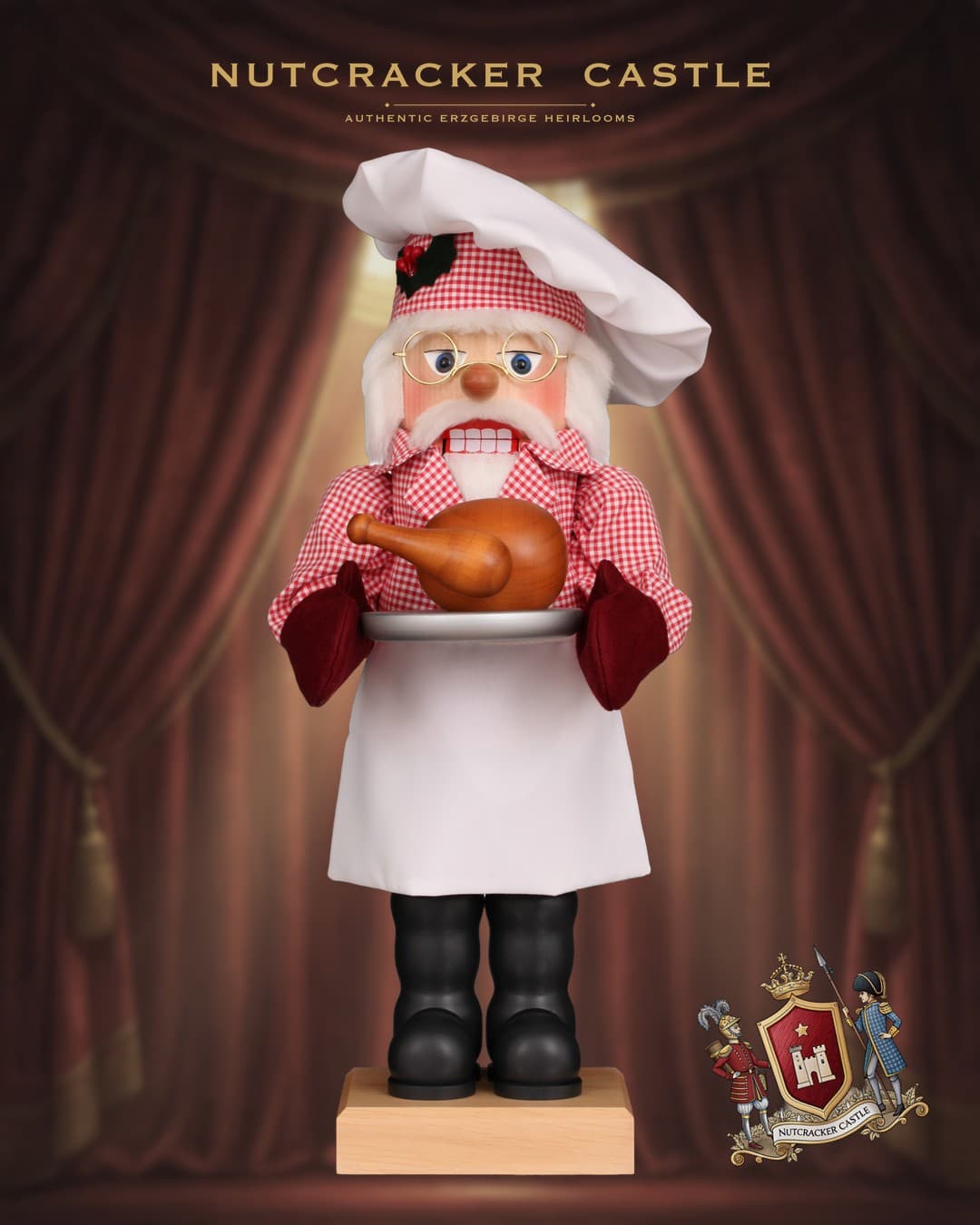 Chef Santa German Nutcracker by Christian Ulbricht