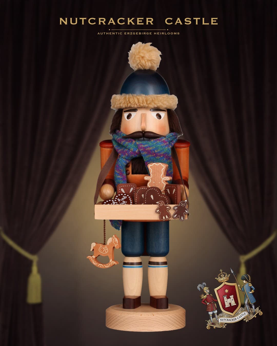 Gingerbread Vendor German Nutcracker by Ulbricht