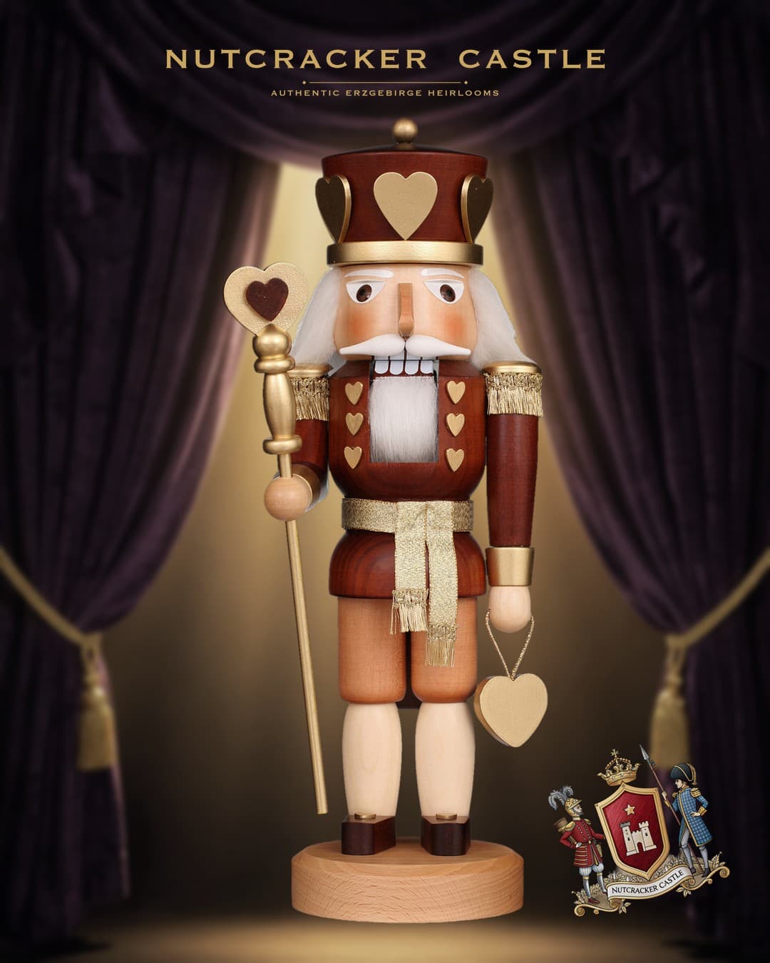 Heart King German Nutcracker by Christian Ulbricht