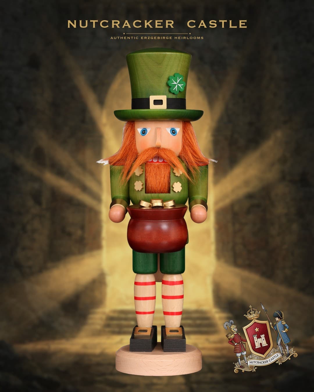 Leprechaun German Nutcracker by Christian Ulbricht