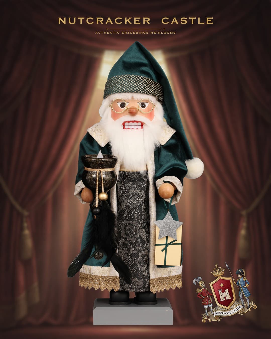 Magic Light Santa German Nutcracker by Ulbricht
