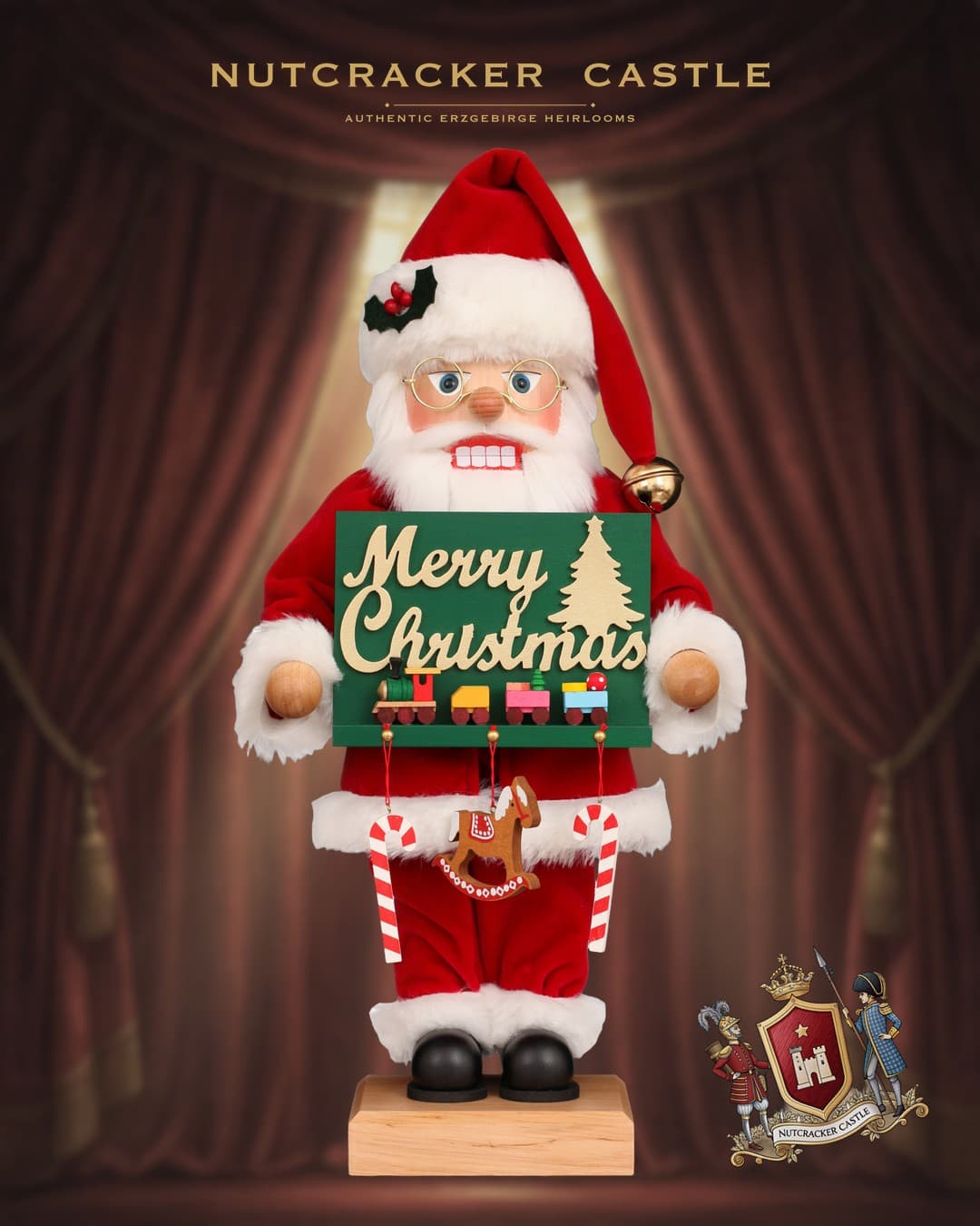 Ulbricht Merry Christmas Santa German Nutcracker