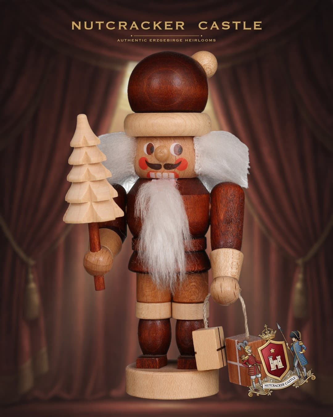 Ulbricht Mini Santa Nutcracker — 4 inch