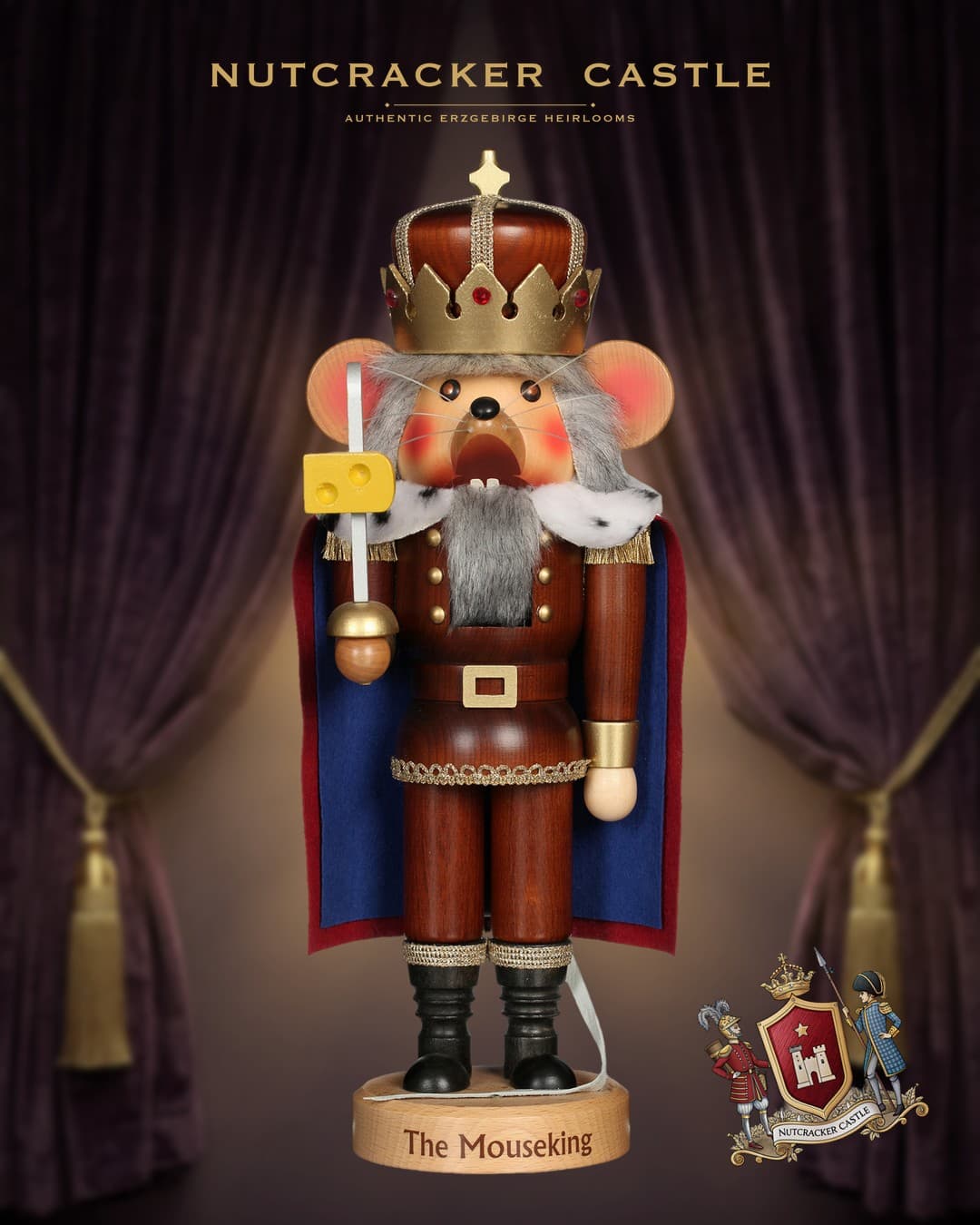 Christian Ulbricht Mouse King German Nutcracker