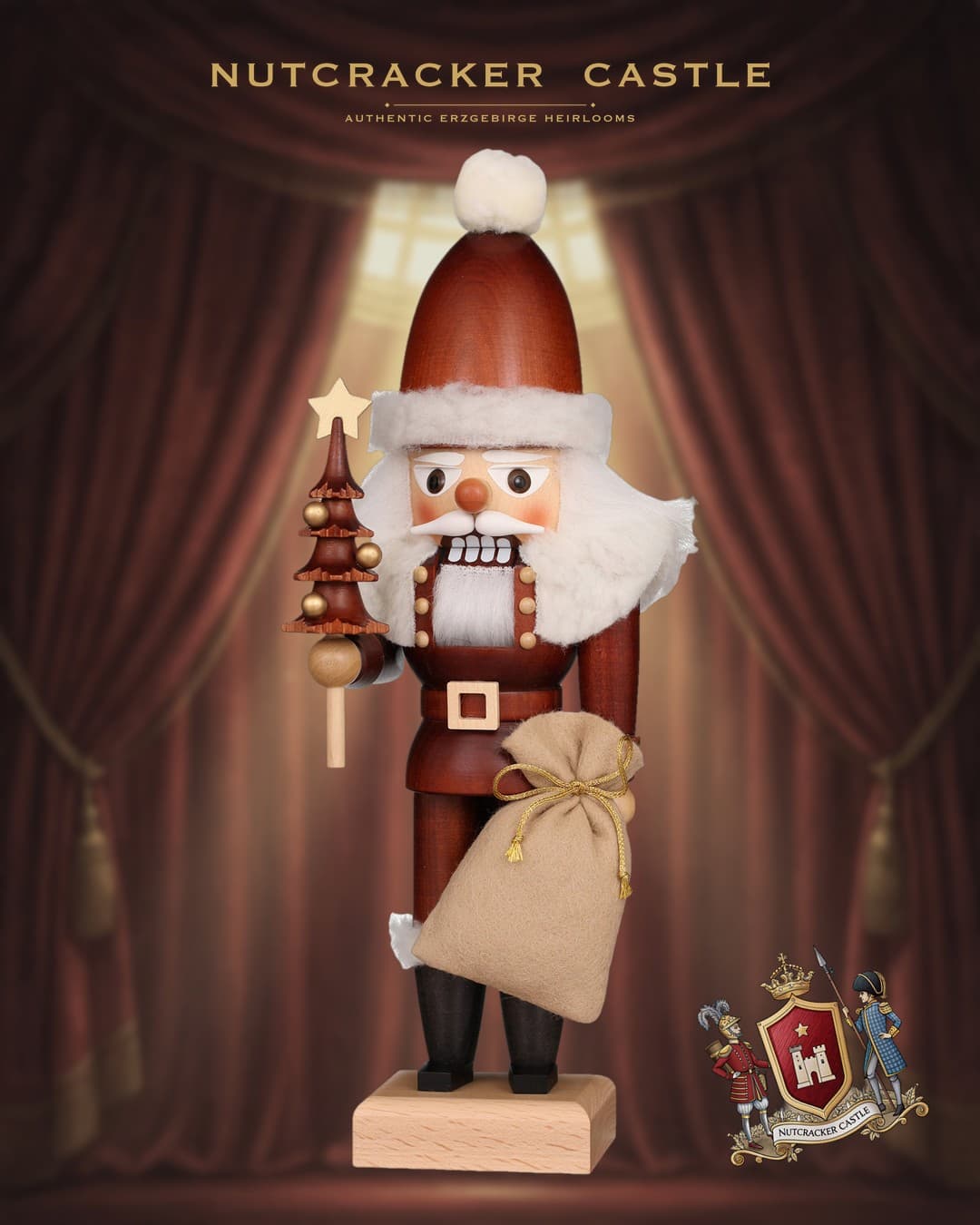 Christian Ulbricht Natural Santa German Nutcracker
