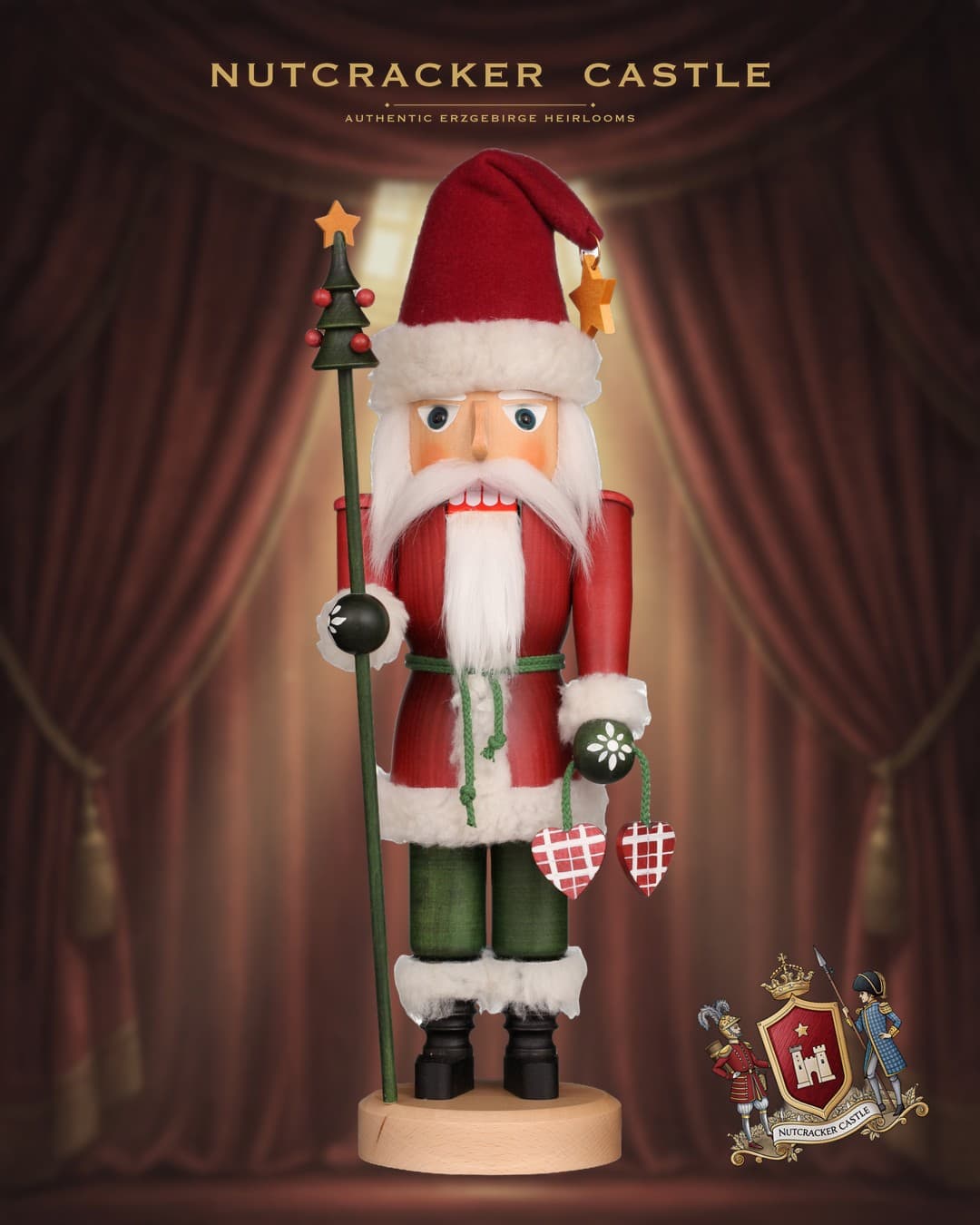Nostalgic Santa German Nutcracker by Ulbricht