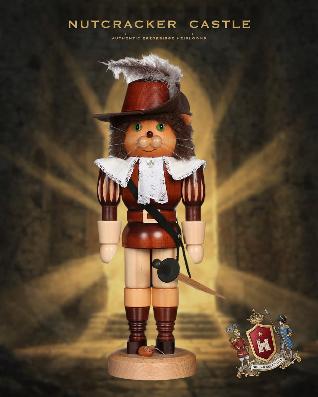 Ulbricht Puss in Boots German Nutcracker