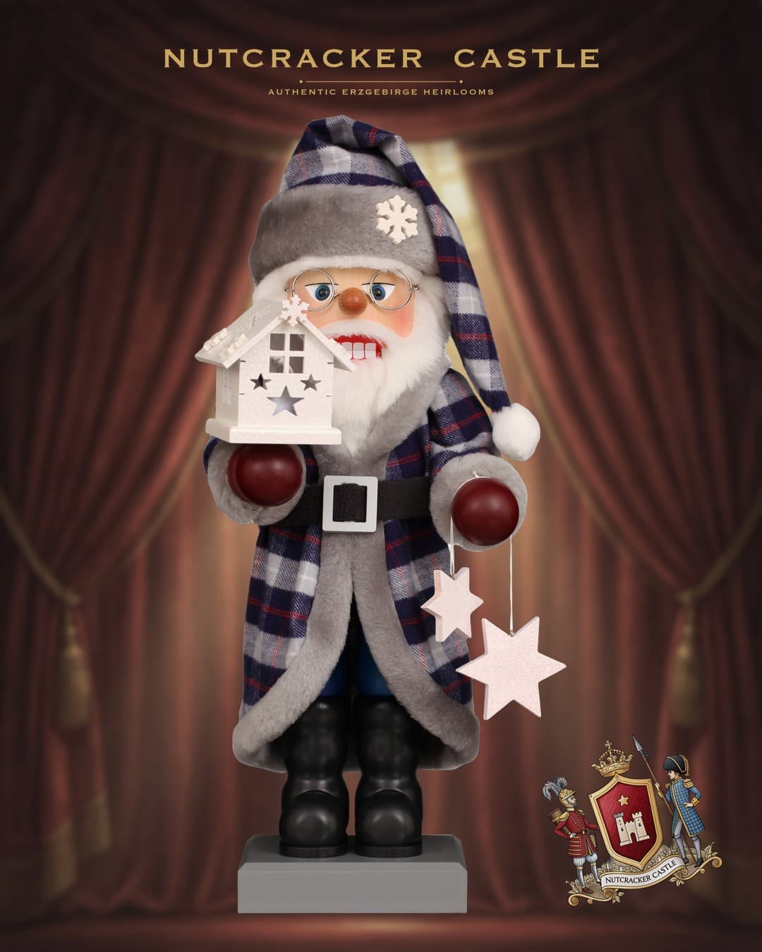 Ulbricht Lighthouse Santa German Nutcracker